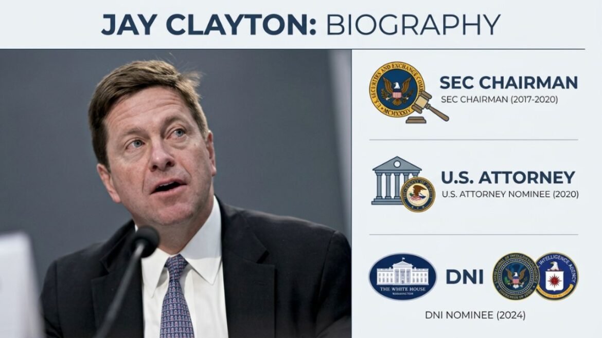 Jay Clayton: SEC Chairman, U.S. Attorney, and Trump's DNI Nominee — Full Biography