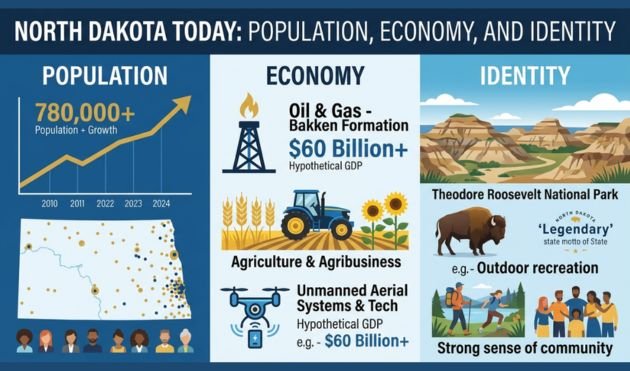 North Dakota Today: Population, Economy, and Identity