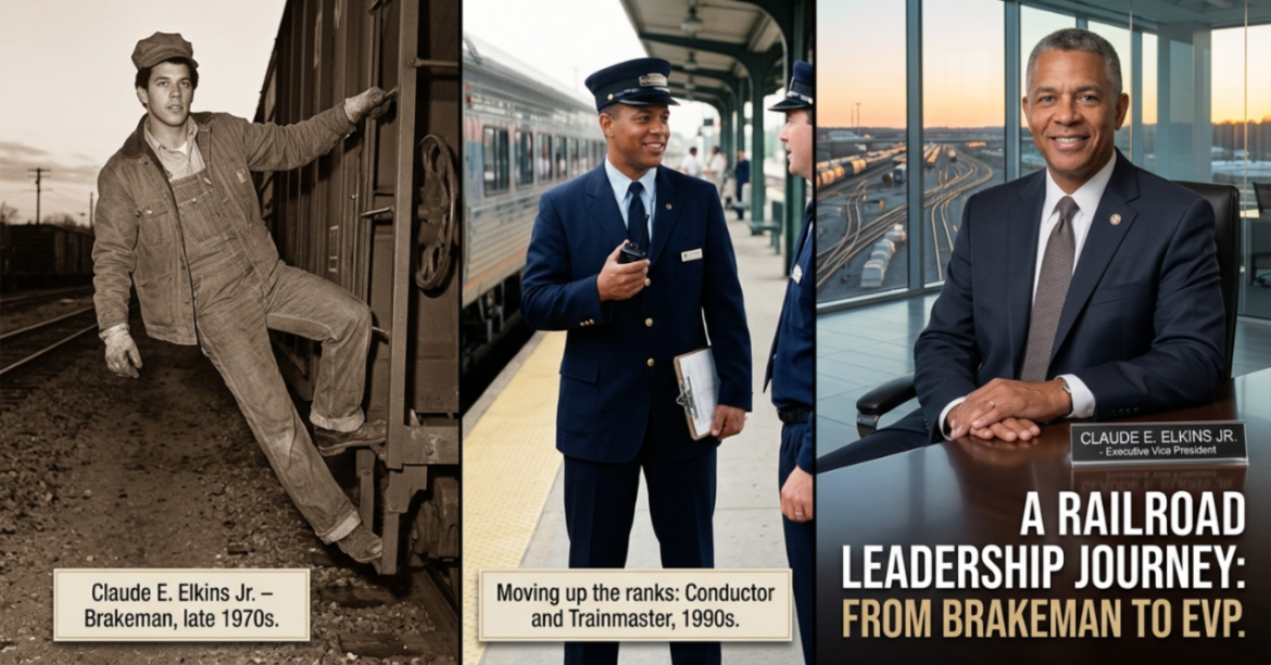 Claude Edward Elkins Jr: From Brakeman to EVP — A Railroad Leadership Journey