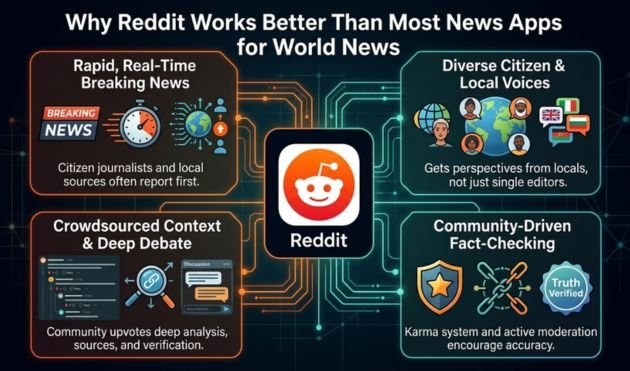 Why Reddit Works Better Than Most News Apps for World News